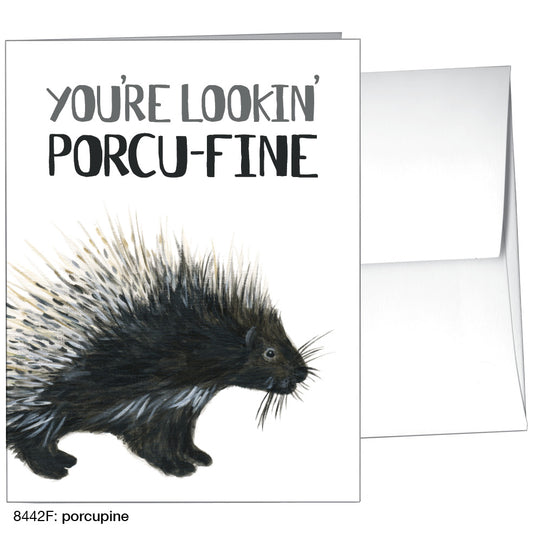 Porcupine, Greeting Card (8442F)