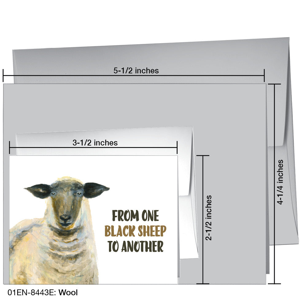 Wool, Greeting Card (8443E)