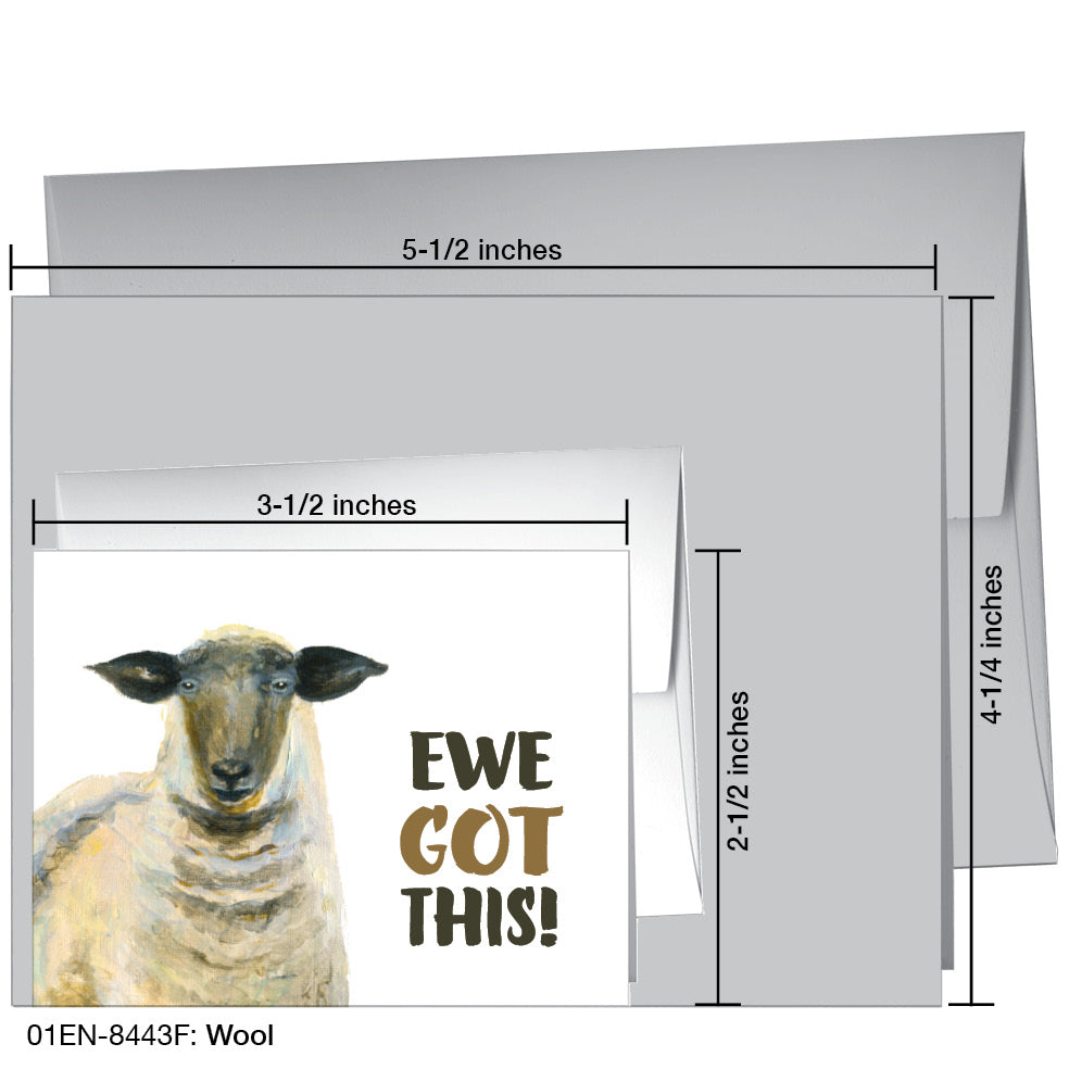 Wool, Greeting Card (8443F)