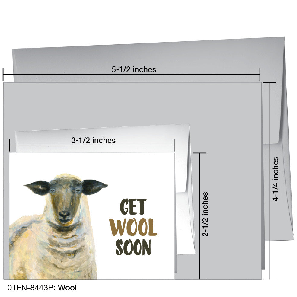 Wool, Greeting Card (8443P)