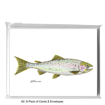 Rainbow Trout, Greeting Card (8446)