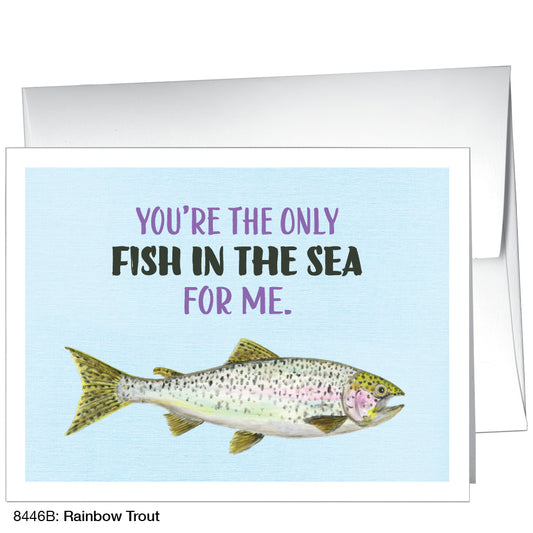 Rainbow Trout, Greeting Card (8446B)