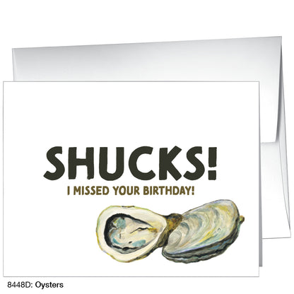 Oysters, Greeting Card (8448D)