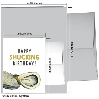 Oysters, Greeting Card (8448E)