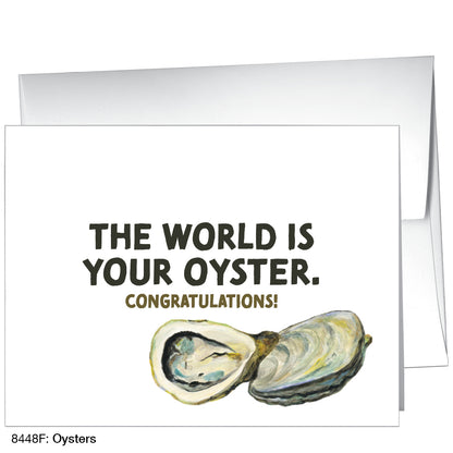 Oysters, Greeting Card (8448F)