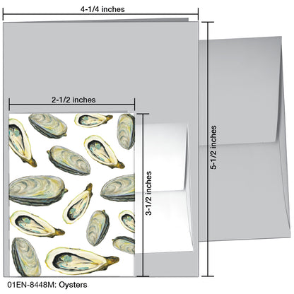 Oysters, Greeting Card (8448M)