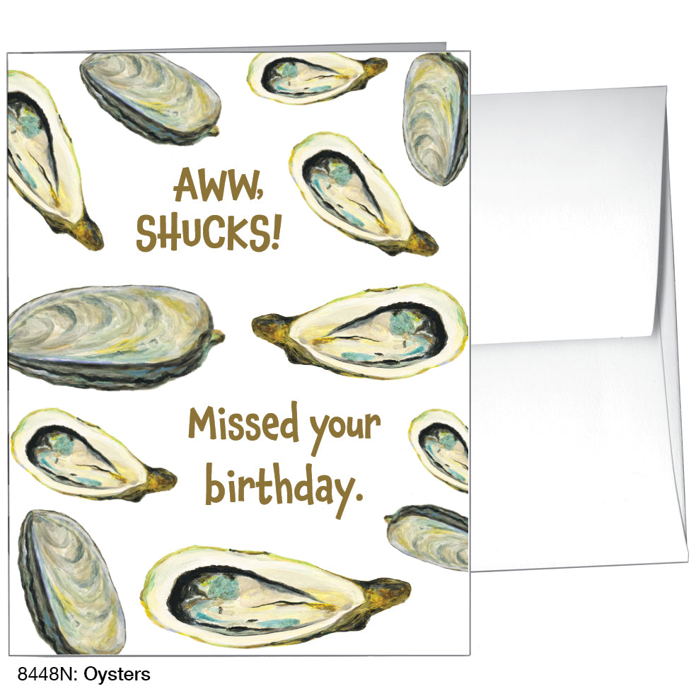 Oysters, Greeting Card (8448N)