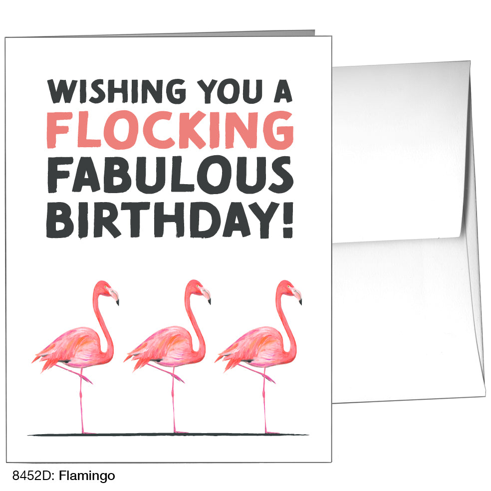 Flamingo, Greeting Card (8452D)