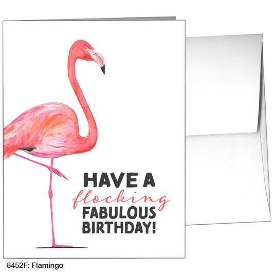 Flamingo, Greeting Card (8452F)