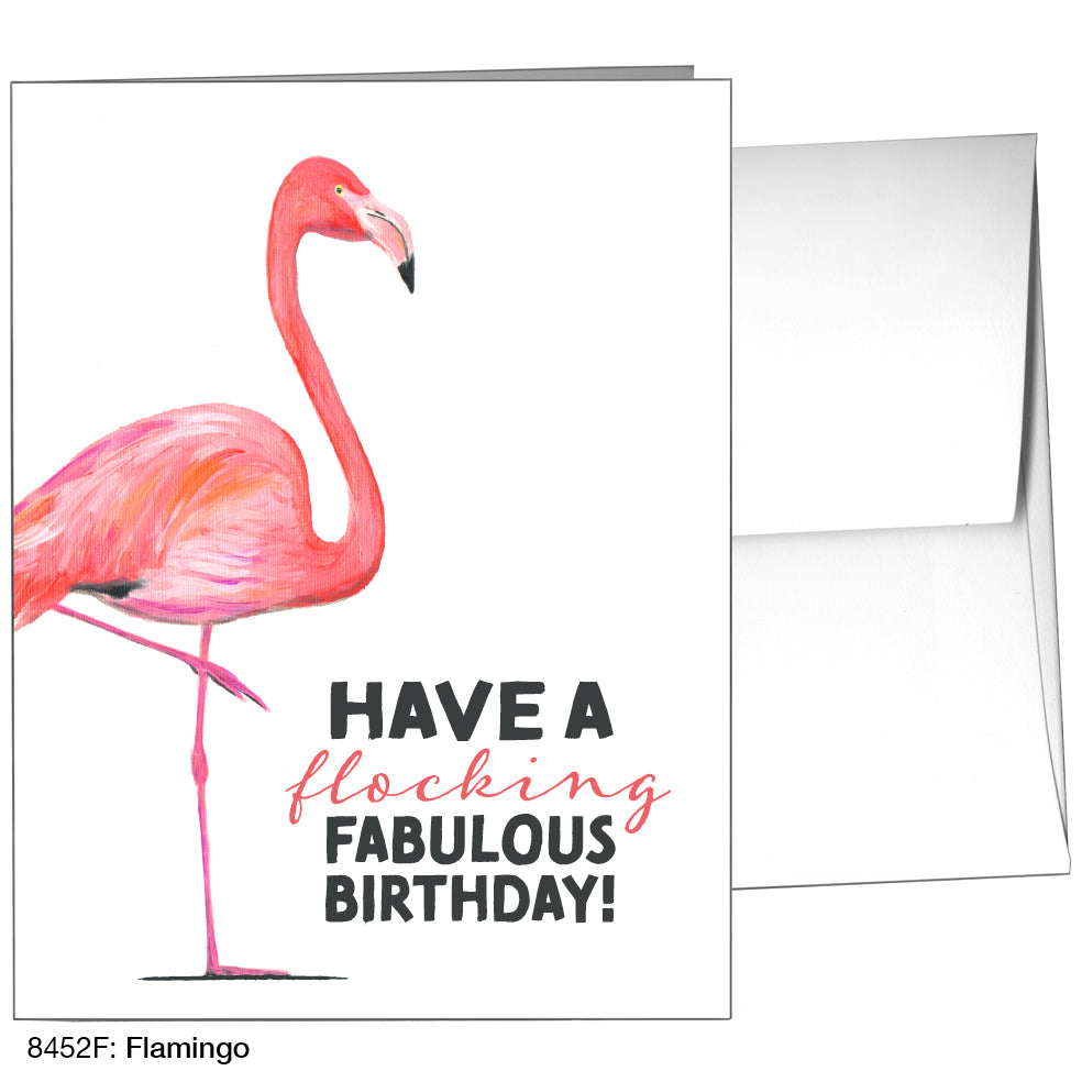 Flamingo, Greeting Card (8452F)