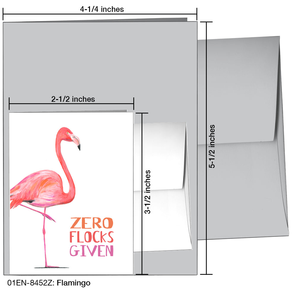 Flamingo, Greeting Card (8452Z)