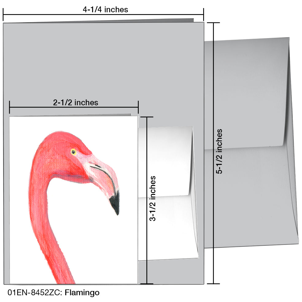 Flamingo, Greeting Card (8452ZC)