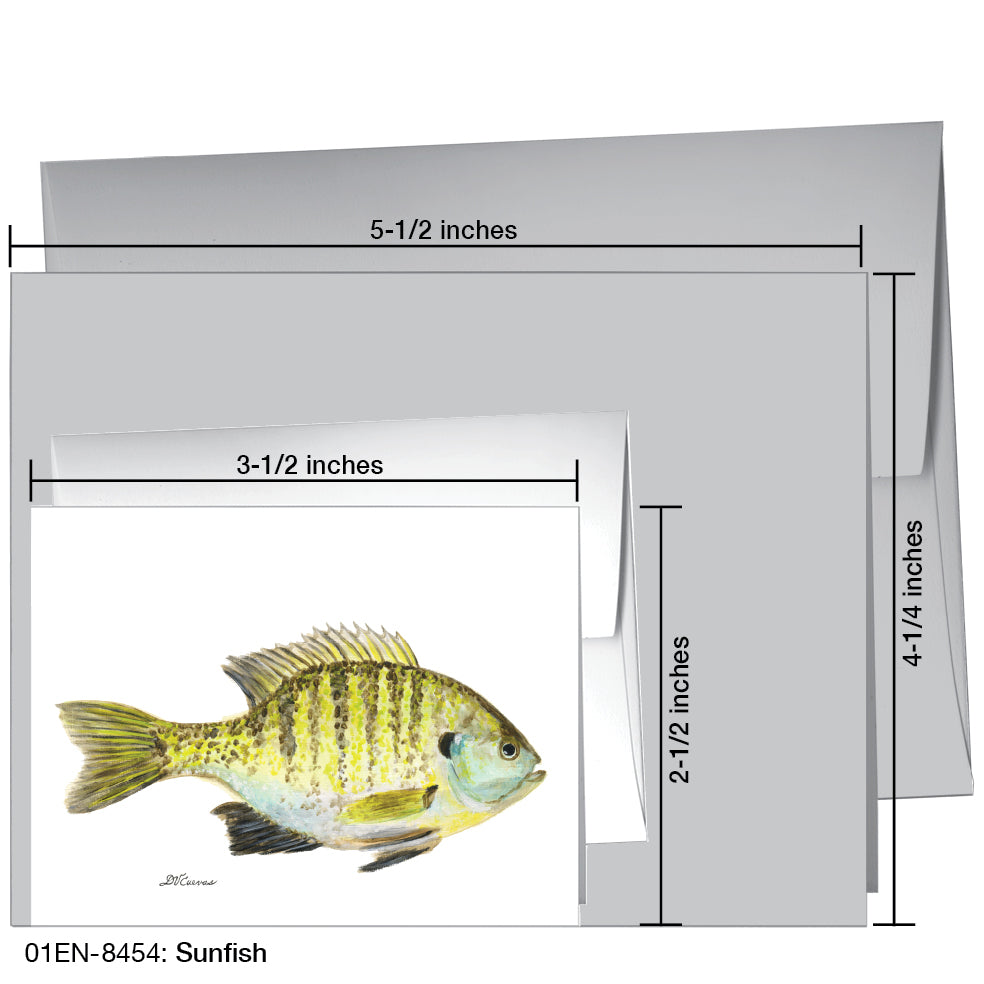 Sunfish, Greeting Card (8454)