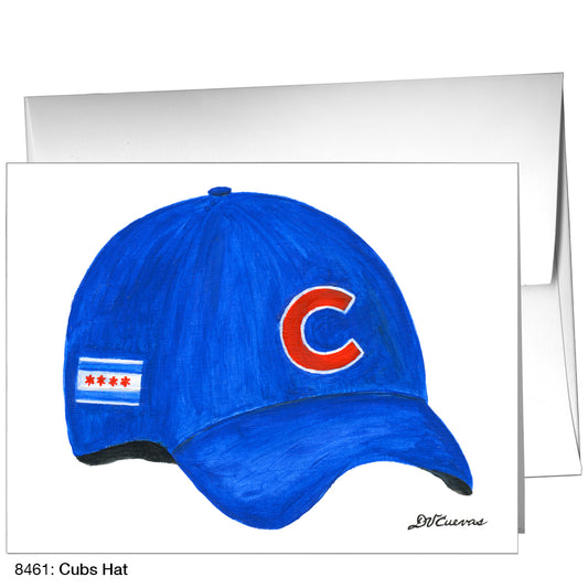 Cubs Hat, Greeting Card (8461)