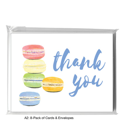 Stacked Macarons, Greeting Card (8464A)