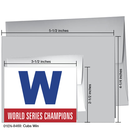 Cubs Win, Greeting Card (8469)
