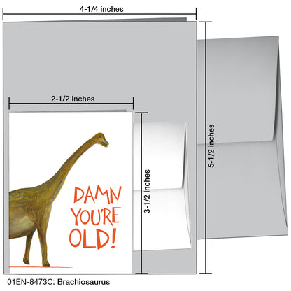 Brachiosaurus, Greeting Card (8473C)