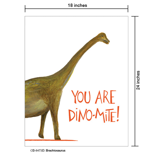 Brachiosaurus, Card Board (8473D)