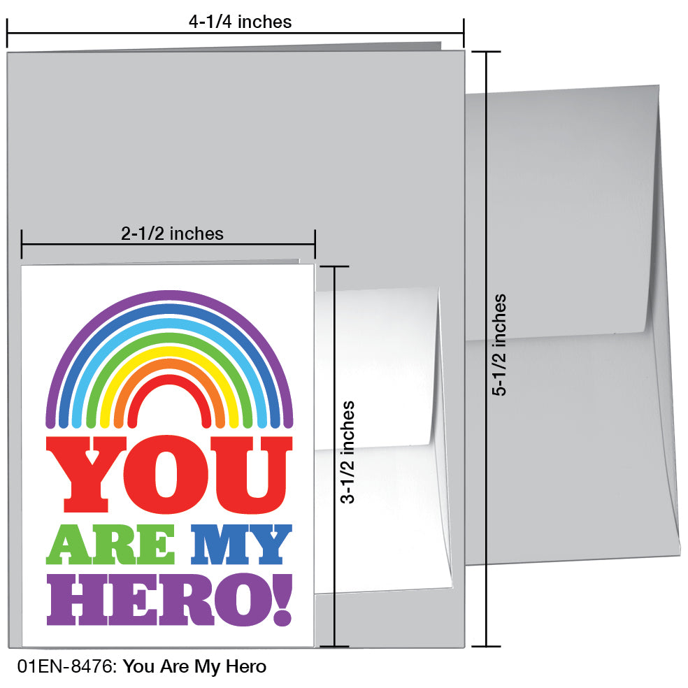You Are My Hero, Greeting Card (8476)