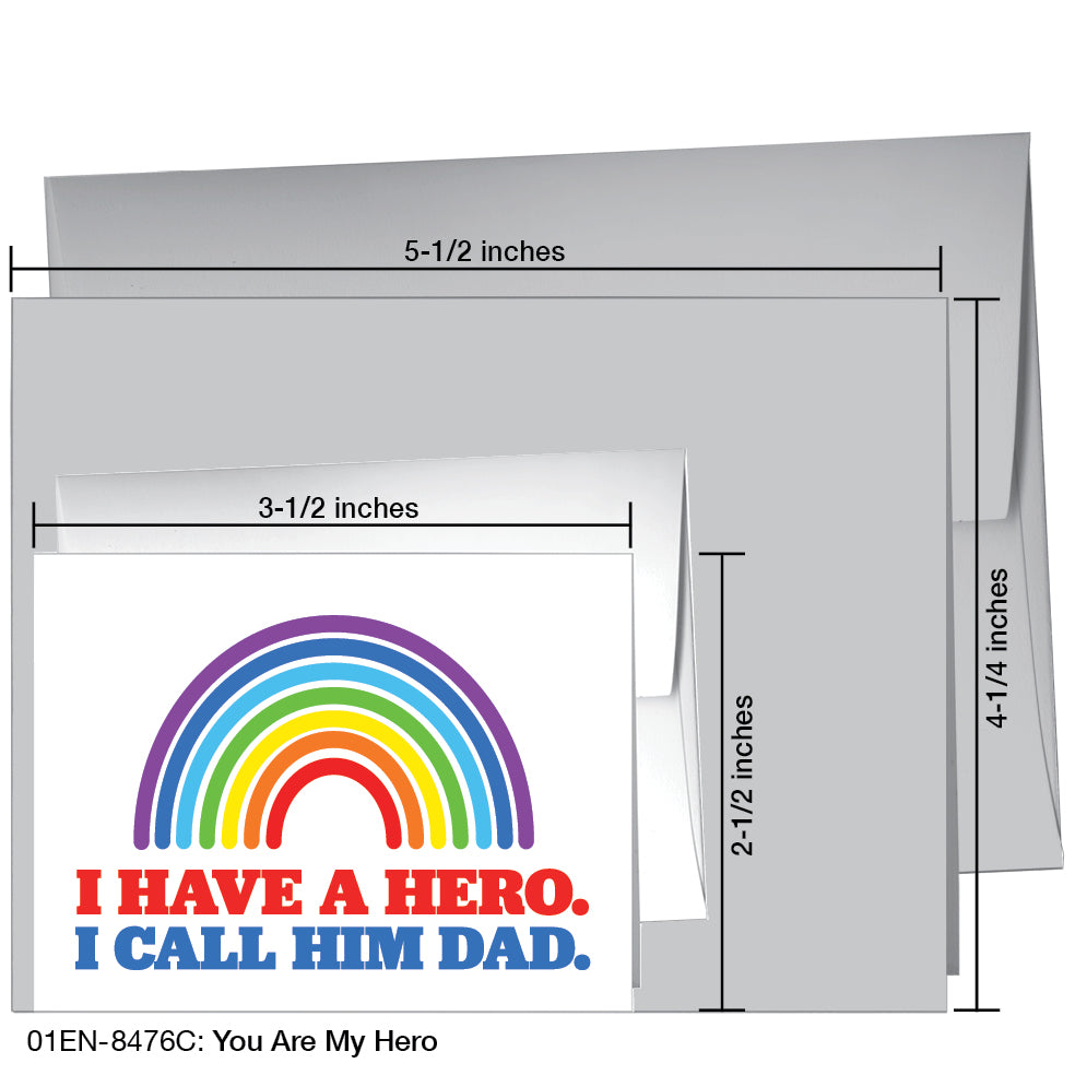 You Are My Hero, Greeting Card (8476C)