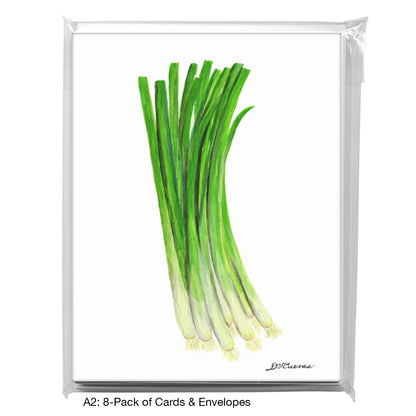 Green Onion, Greeting Card (8480)