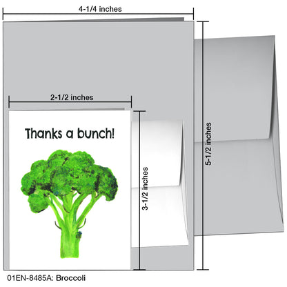Broccoli, Greeting Card (8485A)