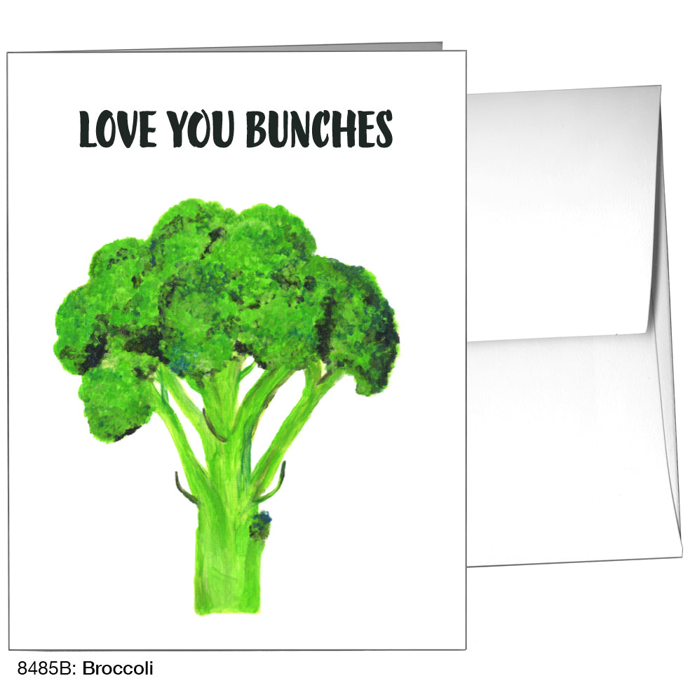 Broccoli, Greeting Card (8485B)