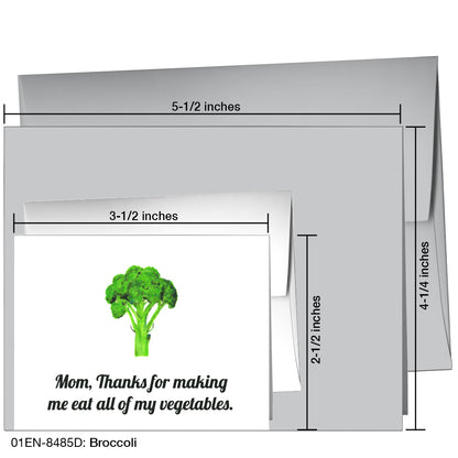 Broccoli, Greeting Card (8485D)