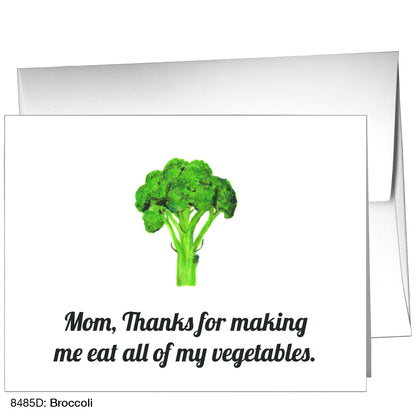 Broccoli, Greeting Card (8485D)