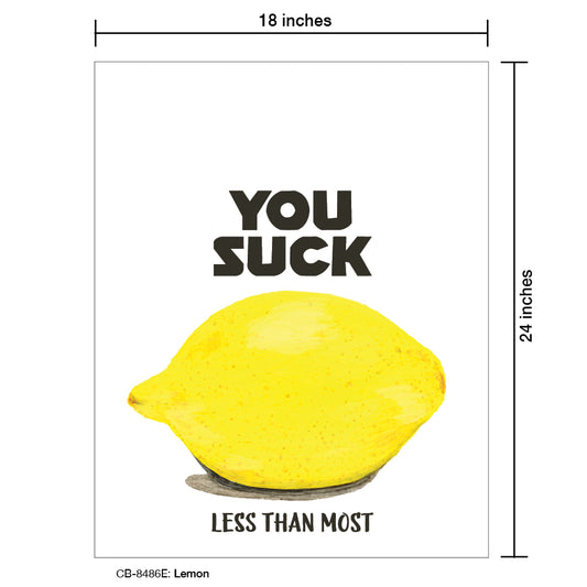 Lemon, Card Board (8486E)