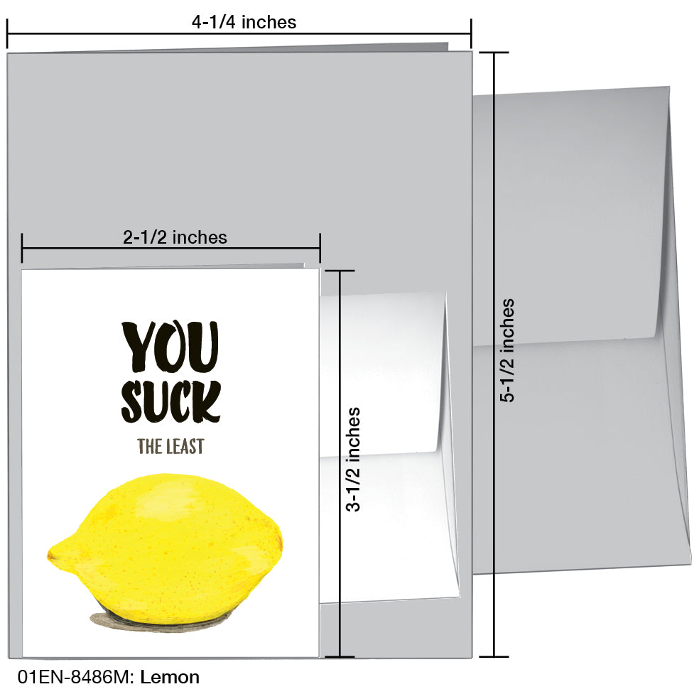 Lemon, Greeting Card (8486M)
