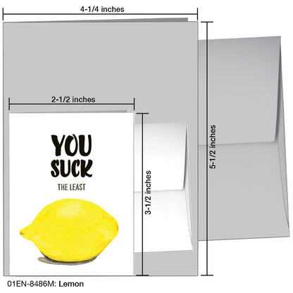 Lemon, Greeting Card (8486M)