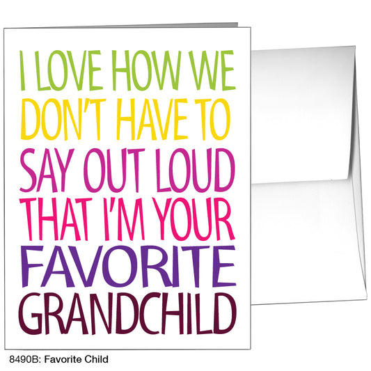 Favorite Child, Greeting Card (8490B)