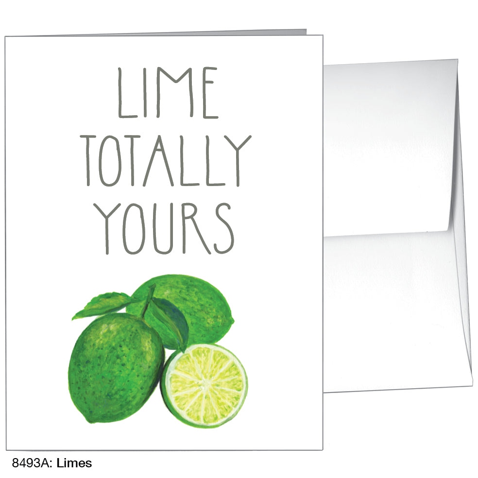 Limes, Greeting Card (8493A)