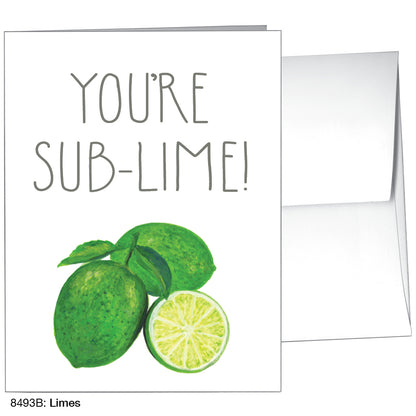 Limes, Greeting Card (8493B)