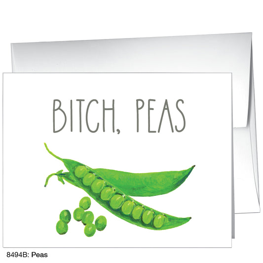 Peas, Greeting Card (8494B)