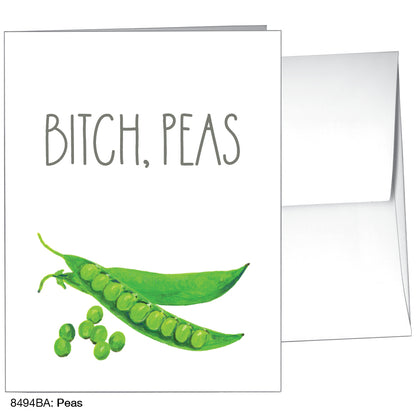 Peas, Greeting Card (8494BA)