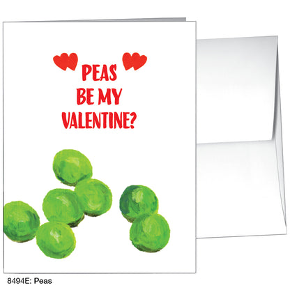 Peas, Greeting Card (8494E)