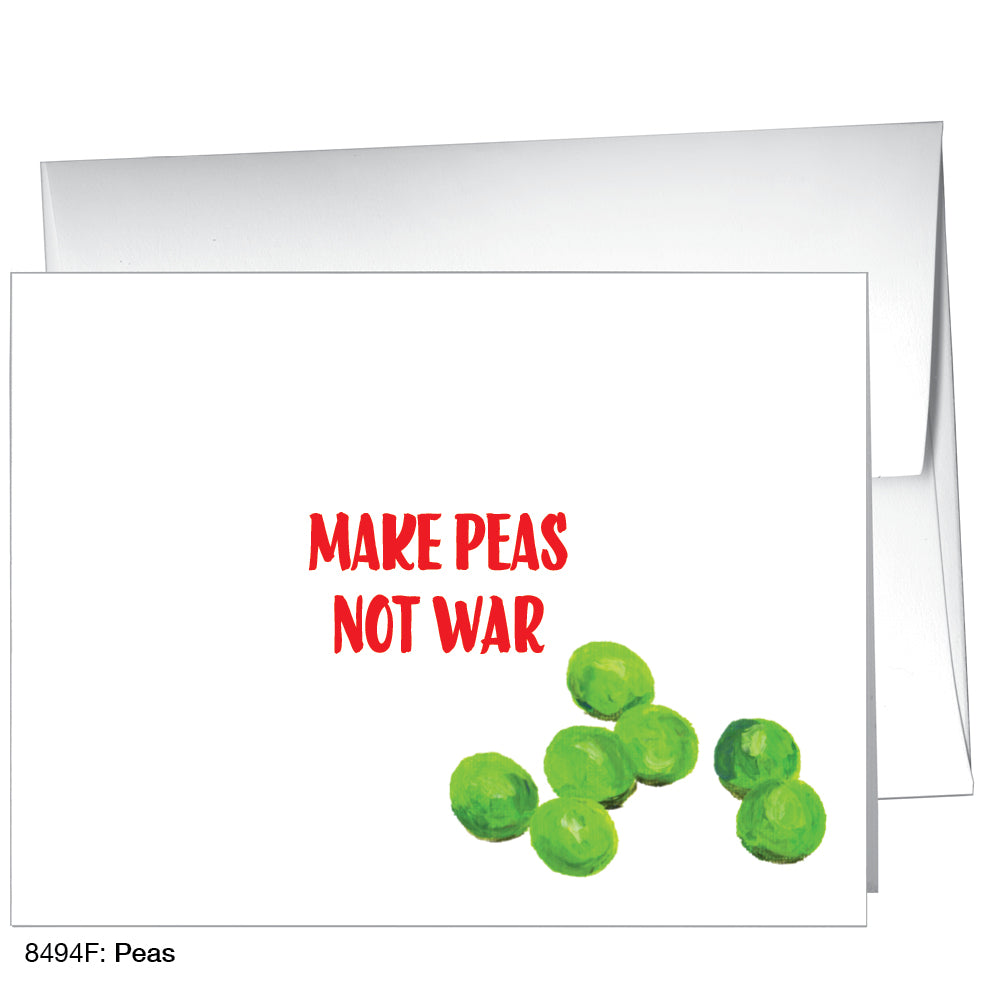 Peas, Greeting Card (8494F)