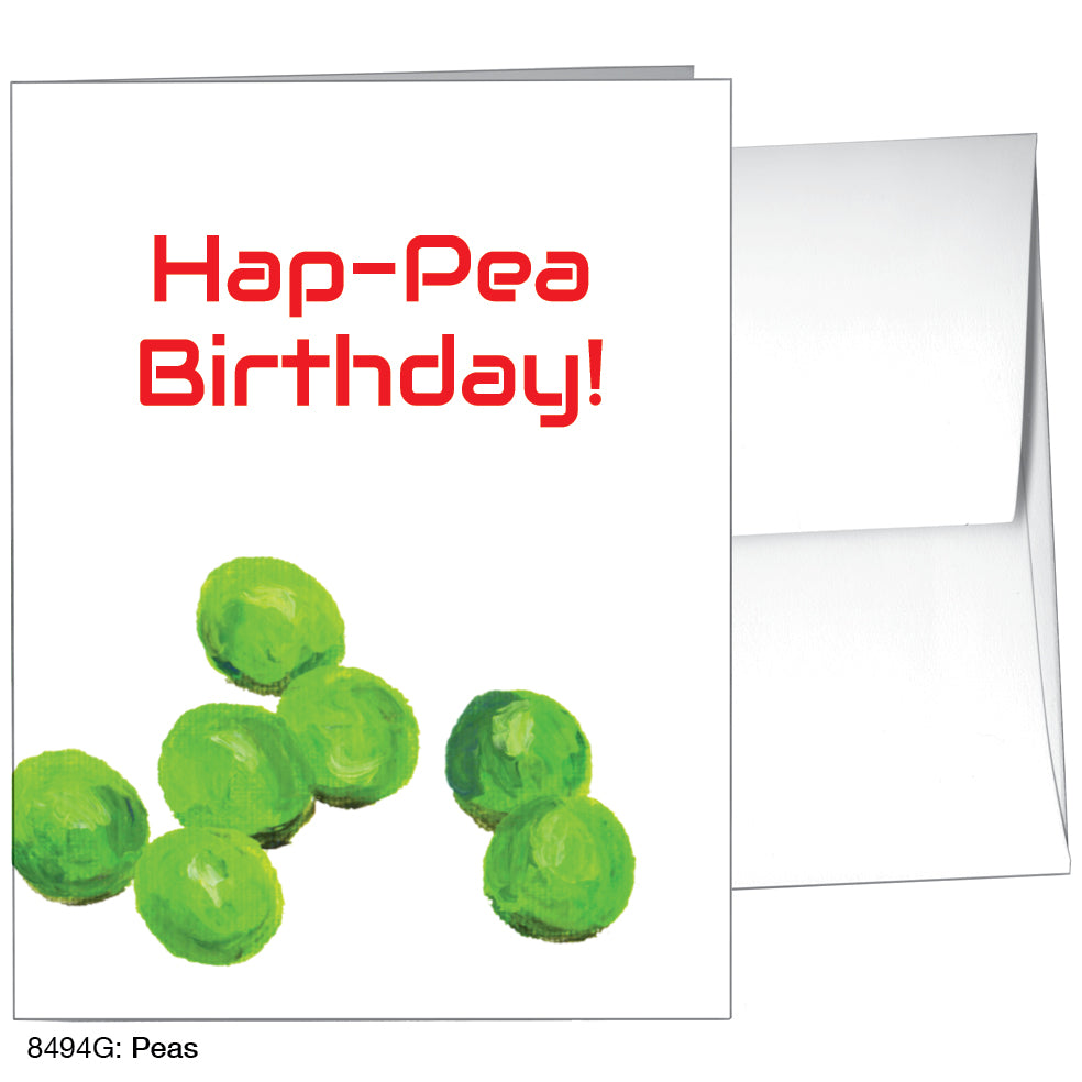 Peas, Greeting Card (8494G)
