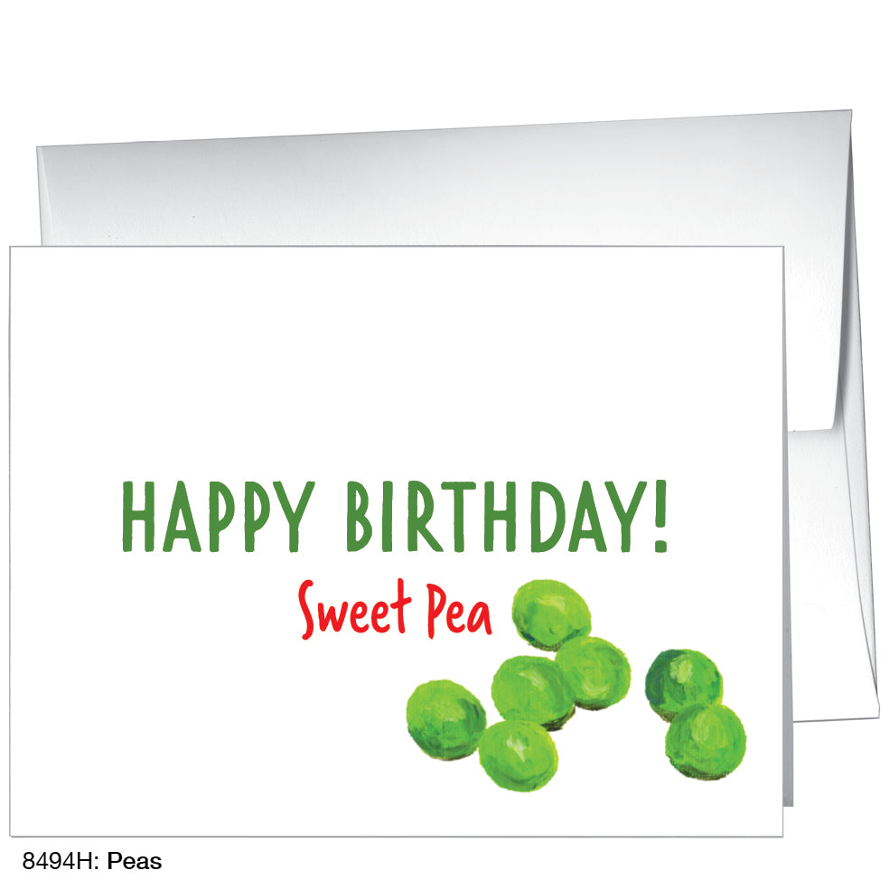 Peas, Greeting Card (8494H)