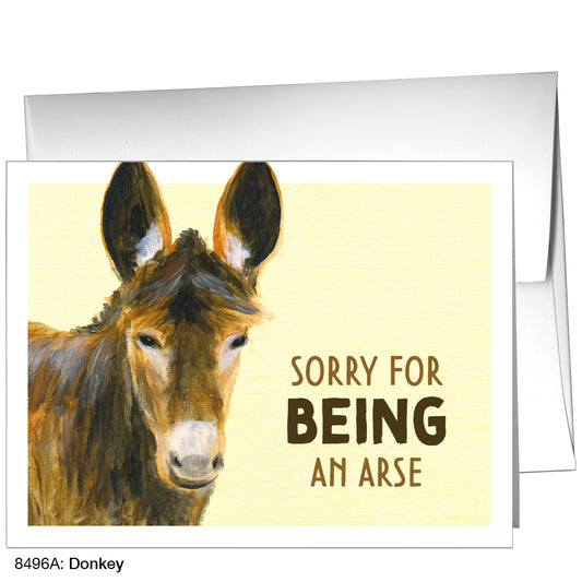 Donkey, Greeting Card (8496A)