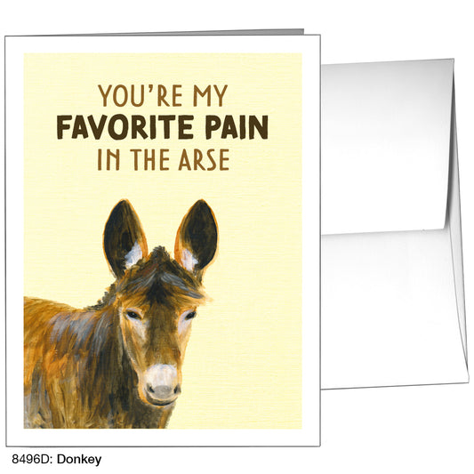 Donkey, Greeting Card (8496D)