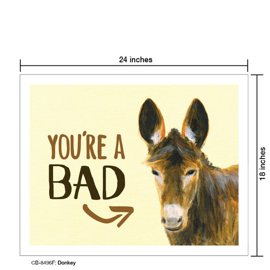 Donkey, Card Board (8496F)