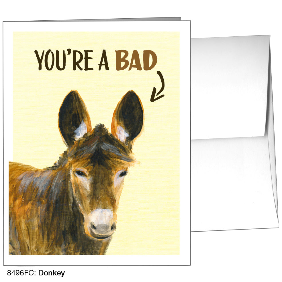 Donkey, Greeting Card (8496FC)