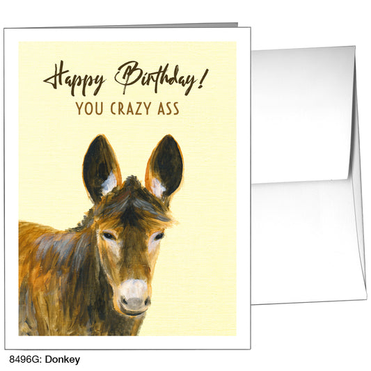 Donkey, Greeting Card (8496G)