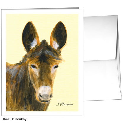 Donkey, Greeting Card (8496H)