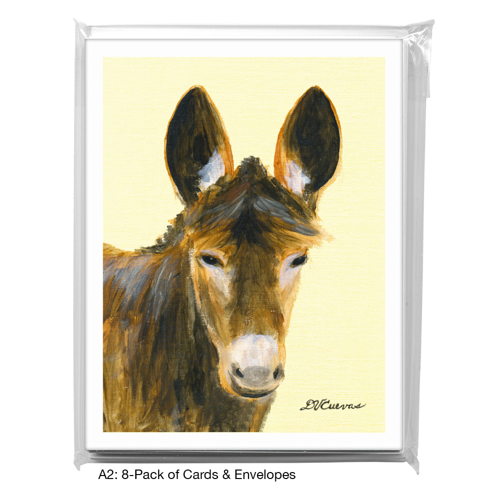Donkey, Greeting Card (8496H)