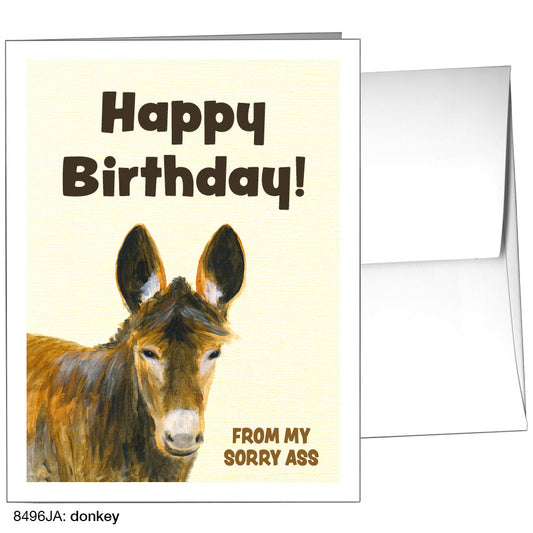 Donkey, Greeting Card (8496JA)
