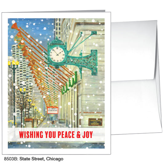 State Street, Chicago, Greeting Card (8503B)
